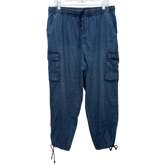 Time and Tru Women's Parachute Cargo Jogger Pants - Size Large - Picture 5 of 8